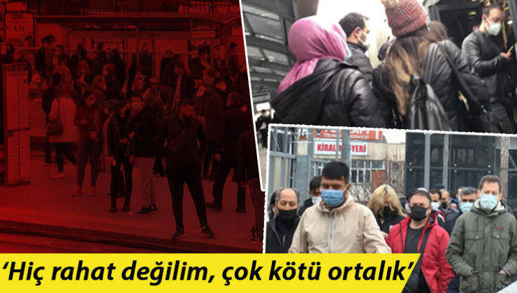 İstanbul’da toplu ulaşımdaki yoğunluk endişe veriyor